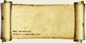 Avram Krnčević vizit kartica